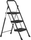 Amazon Basics Escalera Plegable de 3 Peldaños