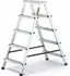 Drabest Escalera Doméstica de Aluminio de Doble Cara