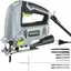 WORKPRO Sierra de Calar 600W, 6 Velocidades y 7 Hojas Incluidas